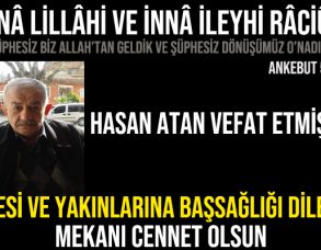 Hasan ATAN Vefat Etmiştir